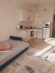 Сдам 1 комнатую с кухней студию квартиру по часам и по суточно