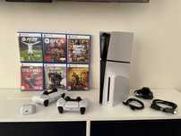 PlayStation 5 с дисководом 1Т На гарантии 2 джойстика игры PS5 ПС5