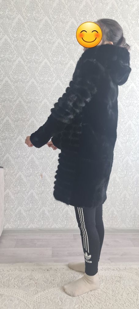 Шуба норка мутон