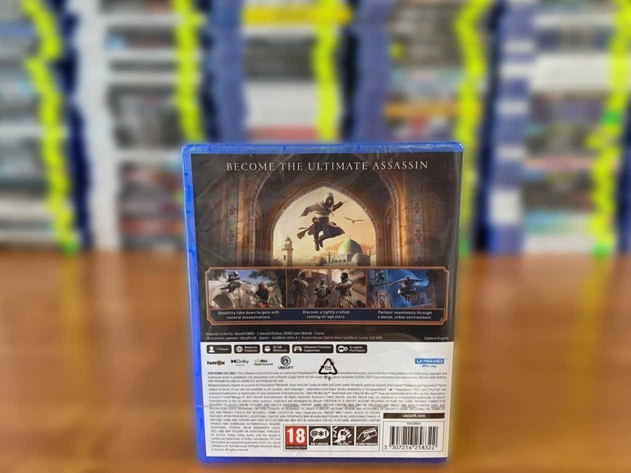 Новый Assassins Creed Mirage PS5/Ассассин Крид Мираж Большой Выбор Игр
