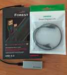 AudioQuest Forest USB A-C + бонусы Внешний SSD-диск и LAN-кабель Cat.6