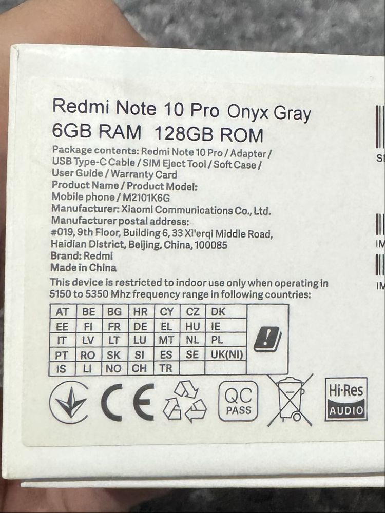 Redmi Note 10 Pro 6/128