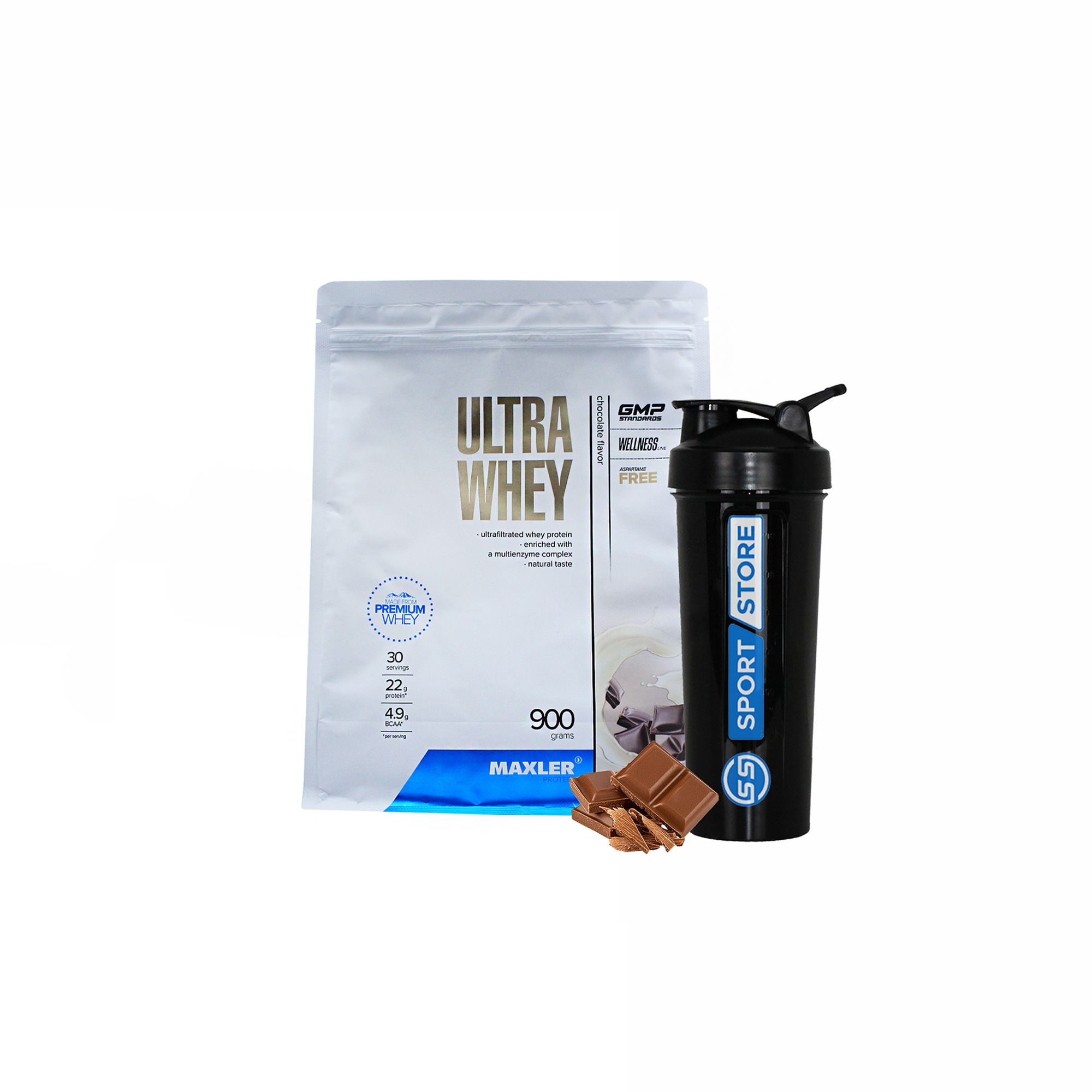 Протеин cывороточный Maxler Ultra Whey 30 порций 900 гр
