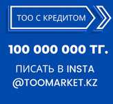 ТОО с доступом к бизнес-кредиту 100 млн