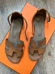 Hermès сандалии в отличном состоянии