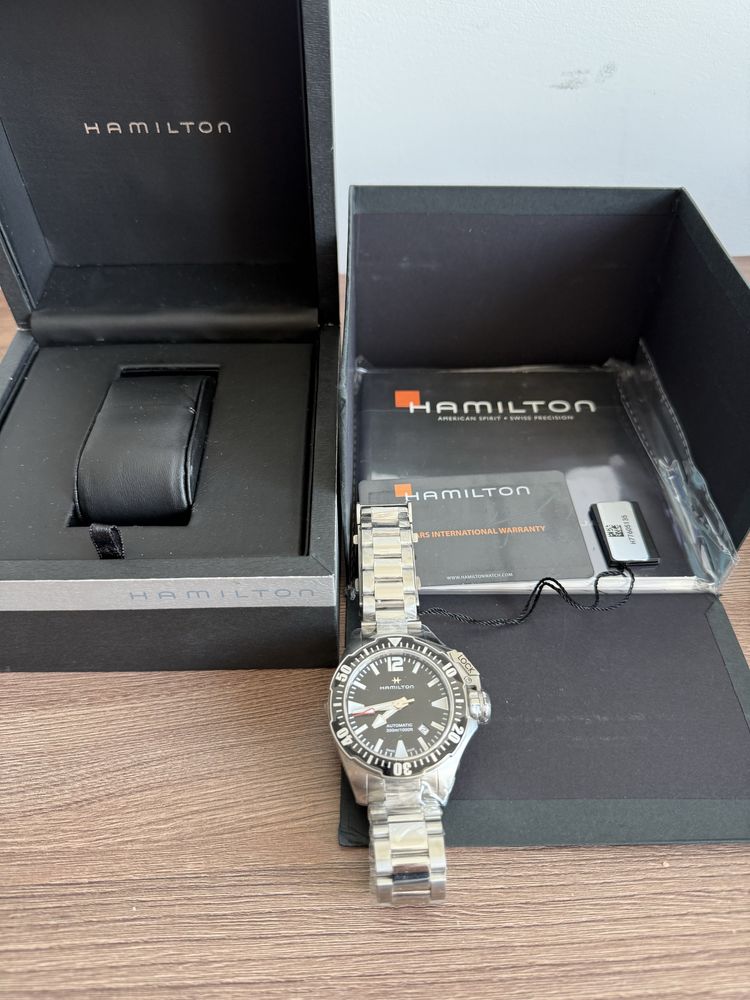 Hamilton khaki navy frogman 42mm