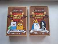 Настольная игра карточные войны по мультики Время приключений