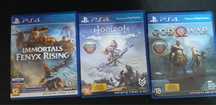 Игры на Ps4. God of war/ immortals fenyx rising/ horizon zero dawn