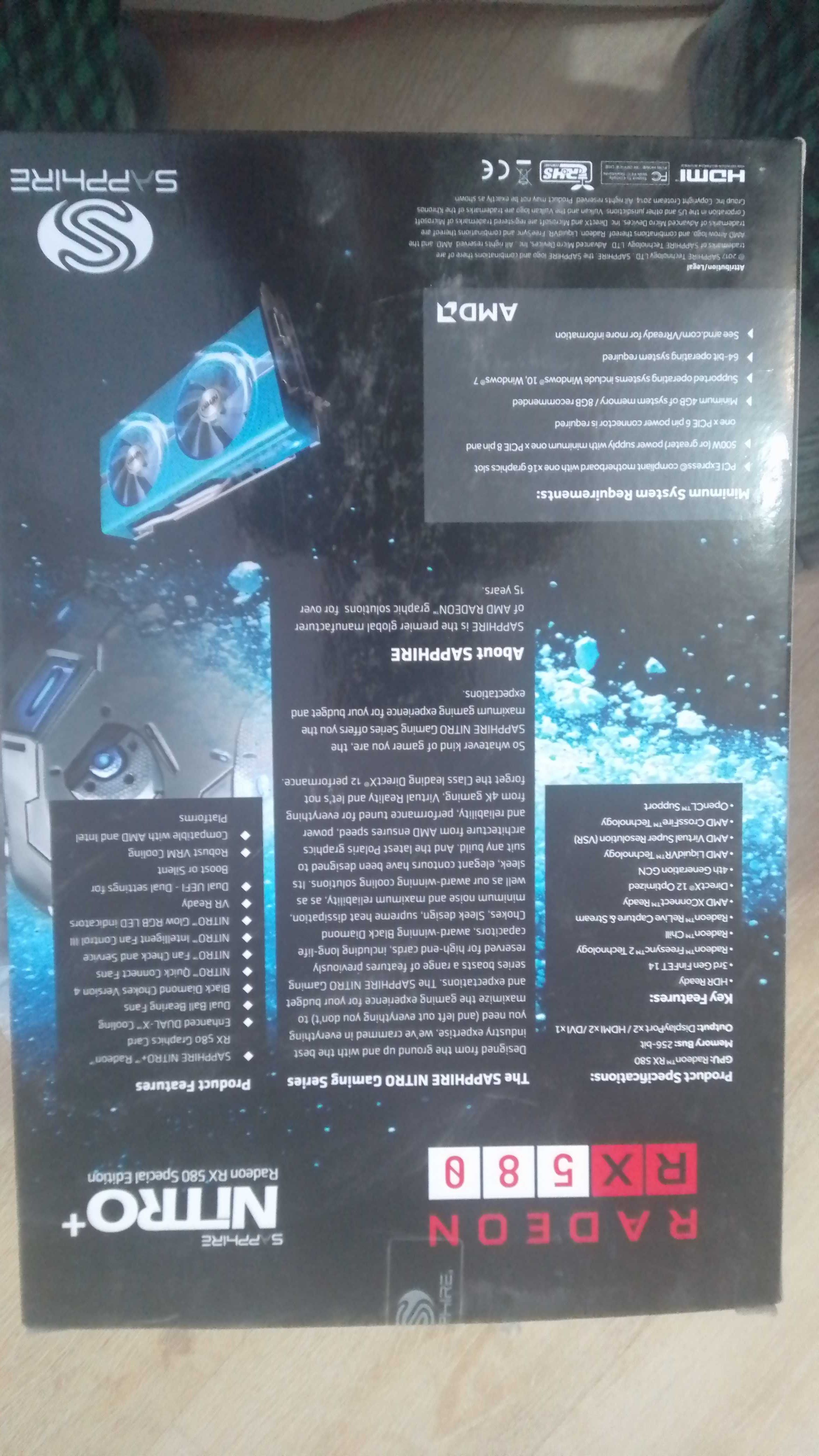RX580 8gb зелёная