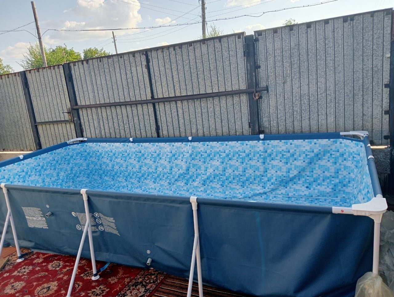 Бассейн с Bestway Steel Pro Frame