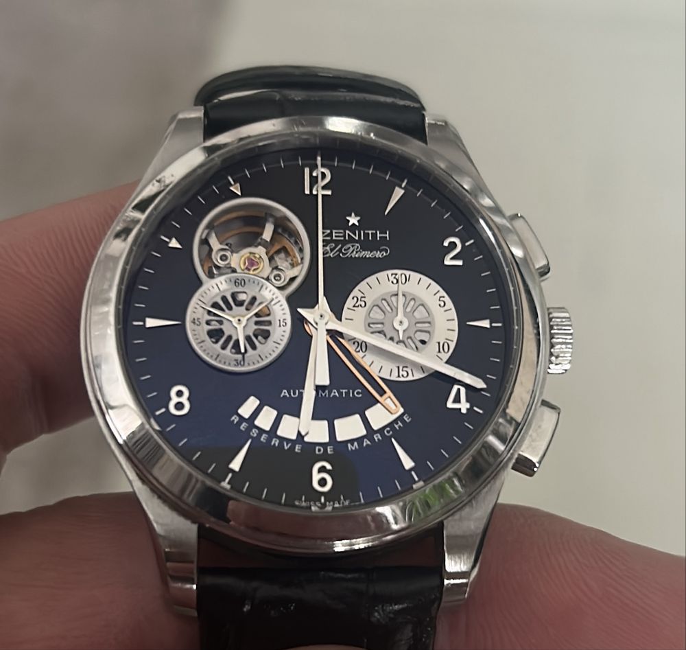Швейцарские часы Zenith Class El Primero T Open in Steel