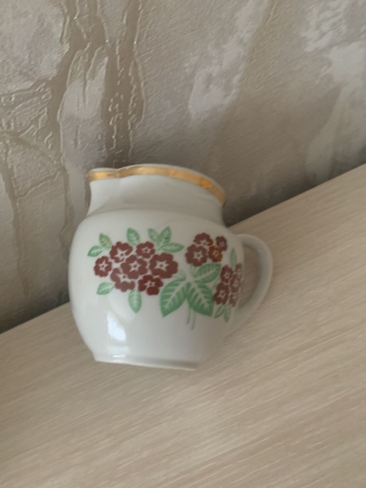 Посуда молочник и кофейные пары, СССР и Китай Советский
