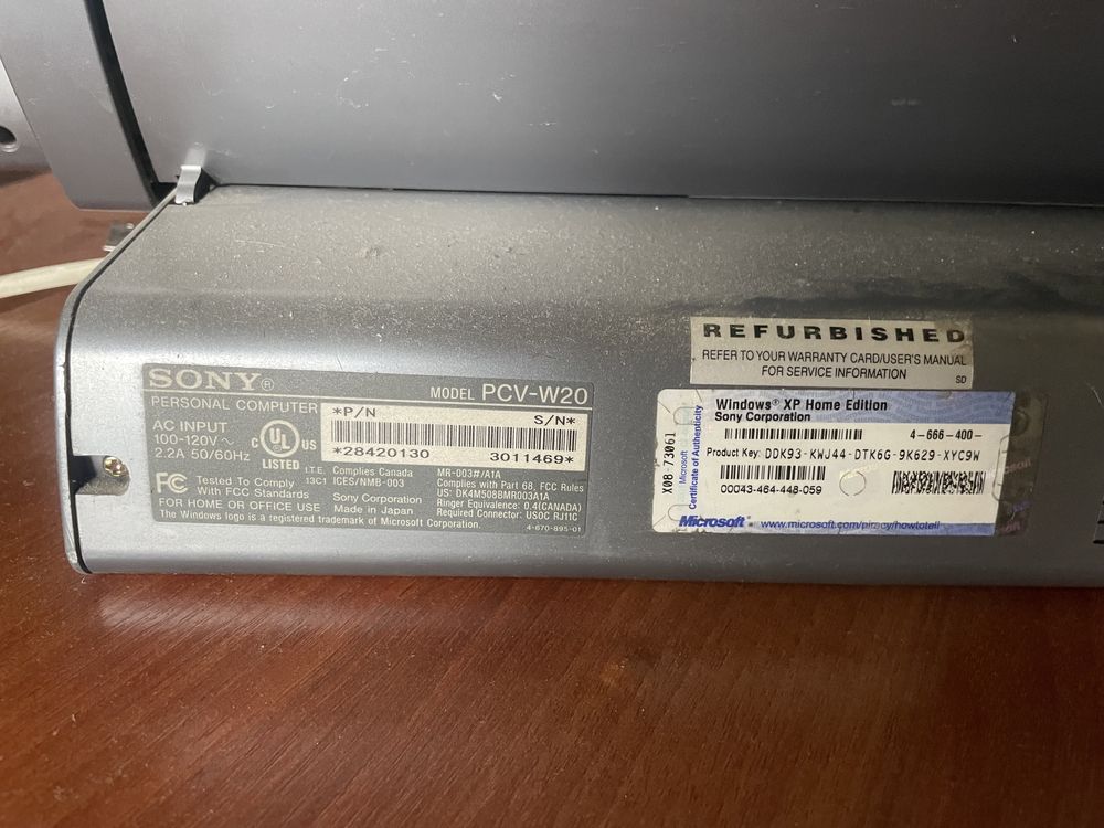 Продам моноблок Sony vaio