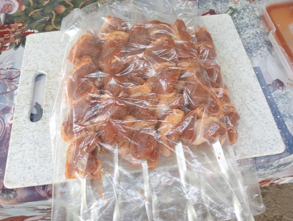 Шашлык на заказ вкусном  маринаде