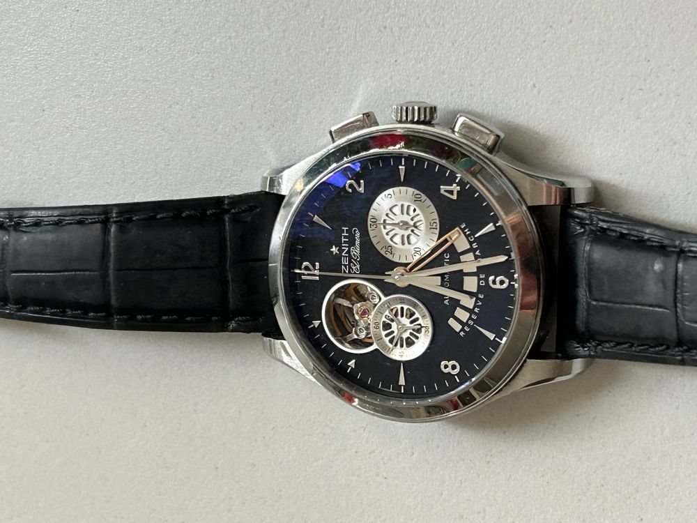Швейцарские часы Zenith Class El Primero T Open in Steel