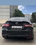 Накладка на задний бампер - Диффузор Камри 70, Camry XV70 Toyota
