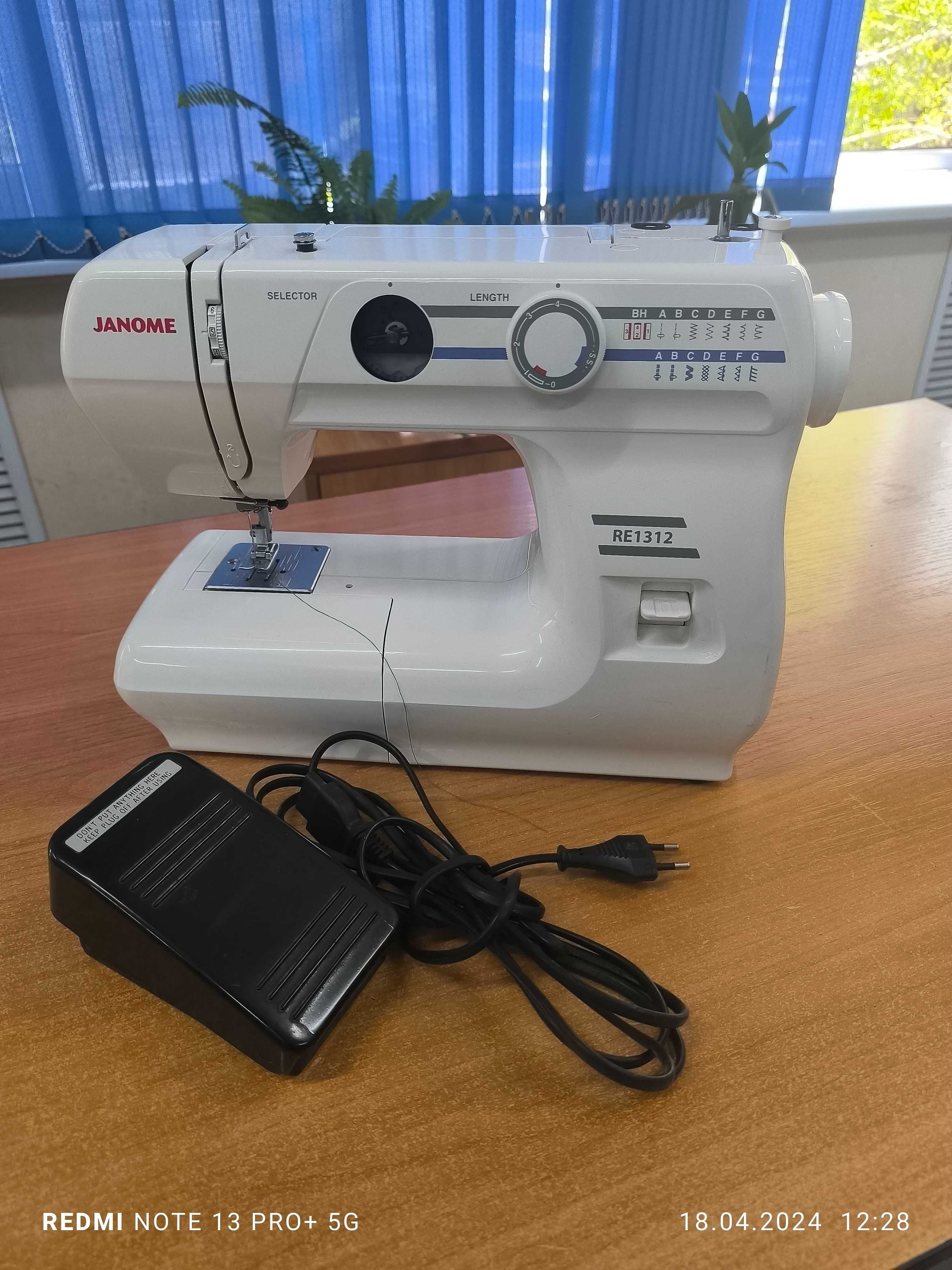 Janome Re1312 швейная машина