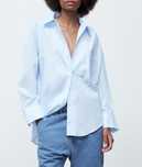 ZARA рубашка хлопок р.S