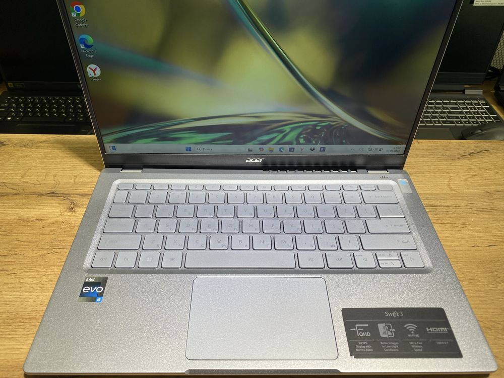 Ноутбук Acer Swift 3, Core i5-1240P/8GB/SSD512GB, 10261/A10