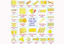 12V разных размеров свето-диоды LED COB яркое освещение от 12-14 вольт