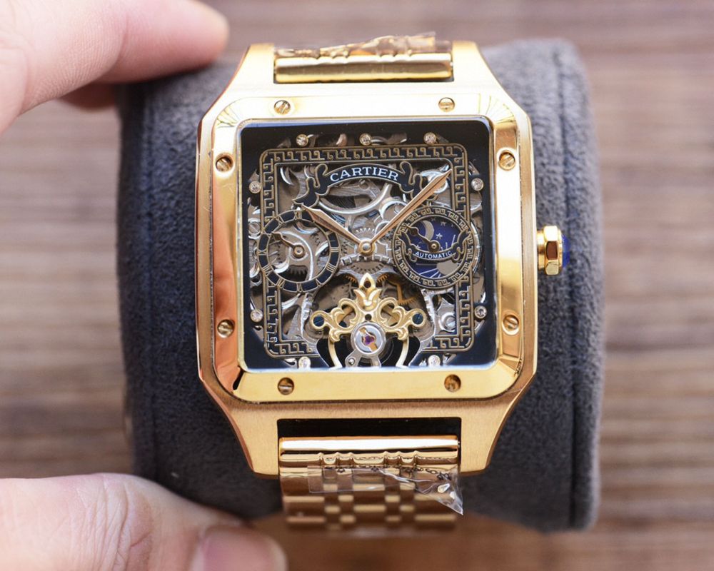 Cartier мужские premium lux часы
