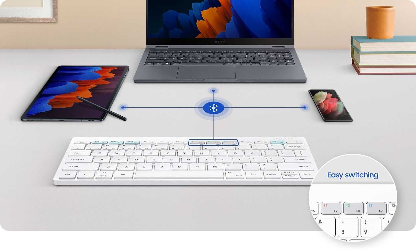 Беспроводная клавиатура Samsung Smart Keyboard Trio 500