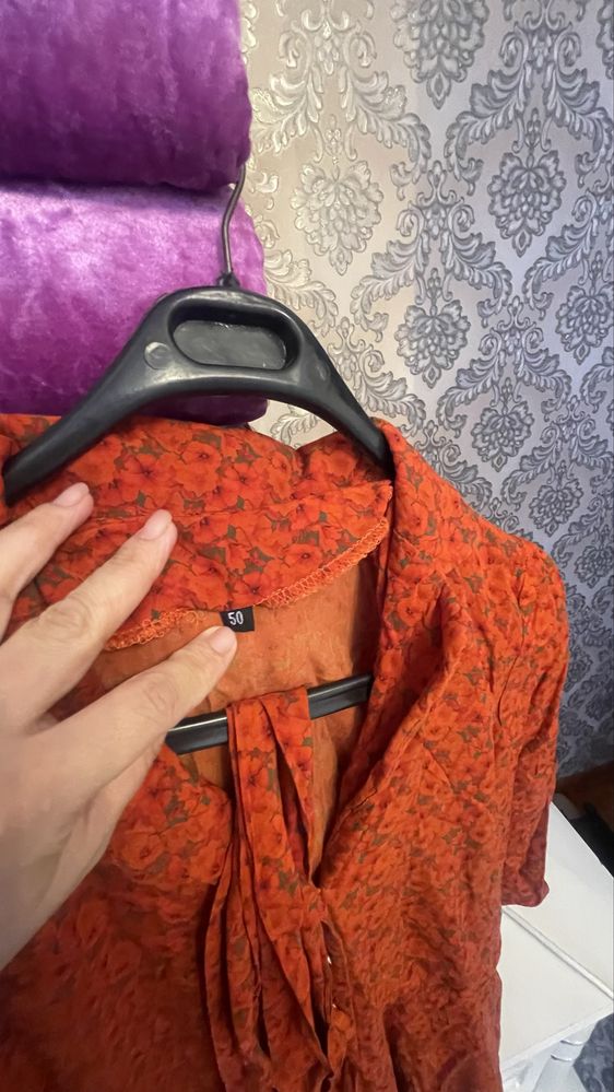 Платье, новый, белдігімен, арты резина, түймелері ашылады