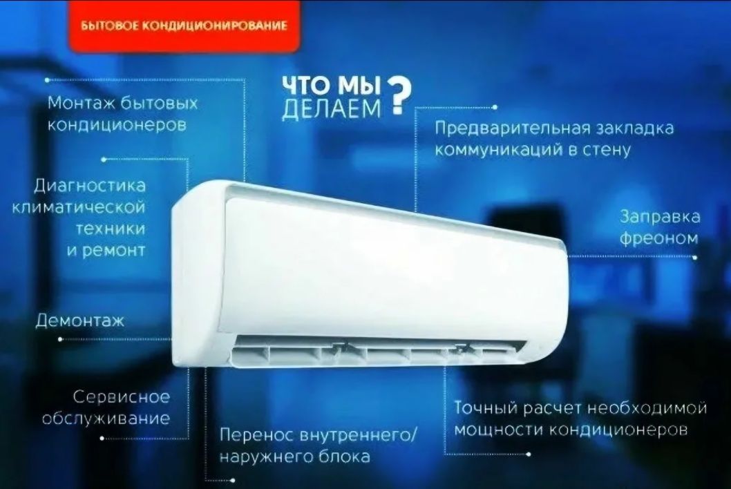 Установка кондиционеров  чисто быстро с гарантией