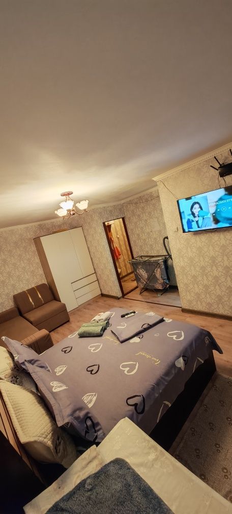 1ком.КВ.Посуточно и Почесовой .В Центре.Смарт,ТВ . Ночью 8200т