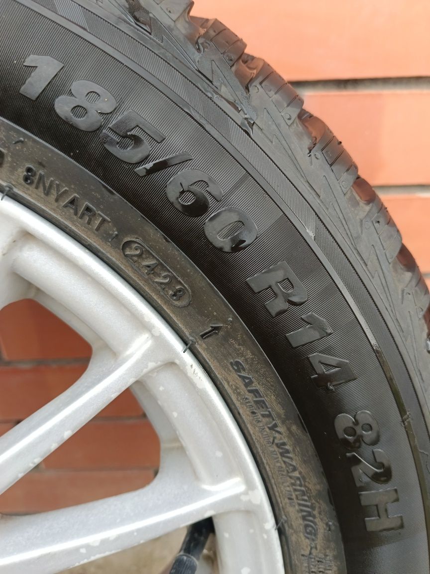 Продам шины kumho 185/60/14