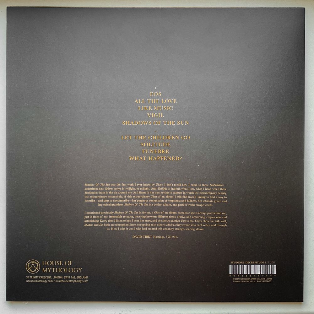 Ulver – Shadows Of The Sun (vinyl, LP)