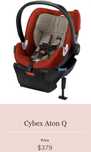 Автокресло с базой Cybex (Сайбекс)