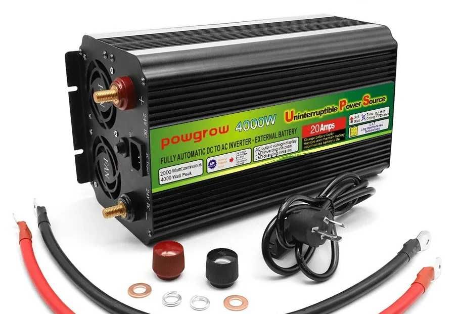 Преобразователь 12 220 SMART 4000 Вт с зарядкой и авт. переключением