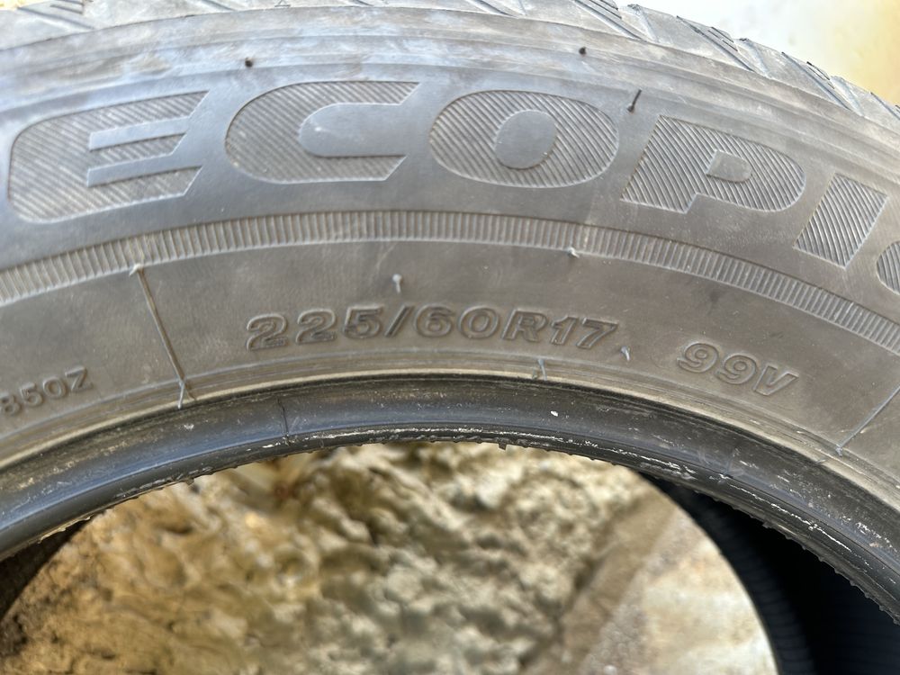 Продам шины Bridgestone Ecopia EP850, 225/60/17. 3 шт
