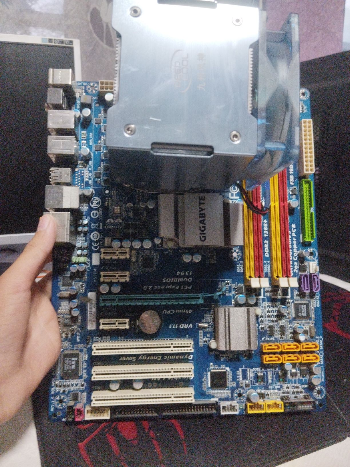Intel Core 2 Quad Q9400 и материнская плата