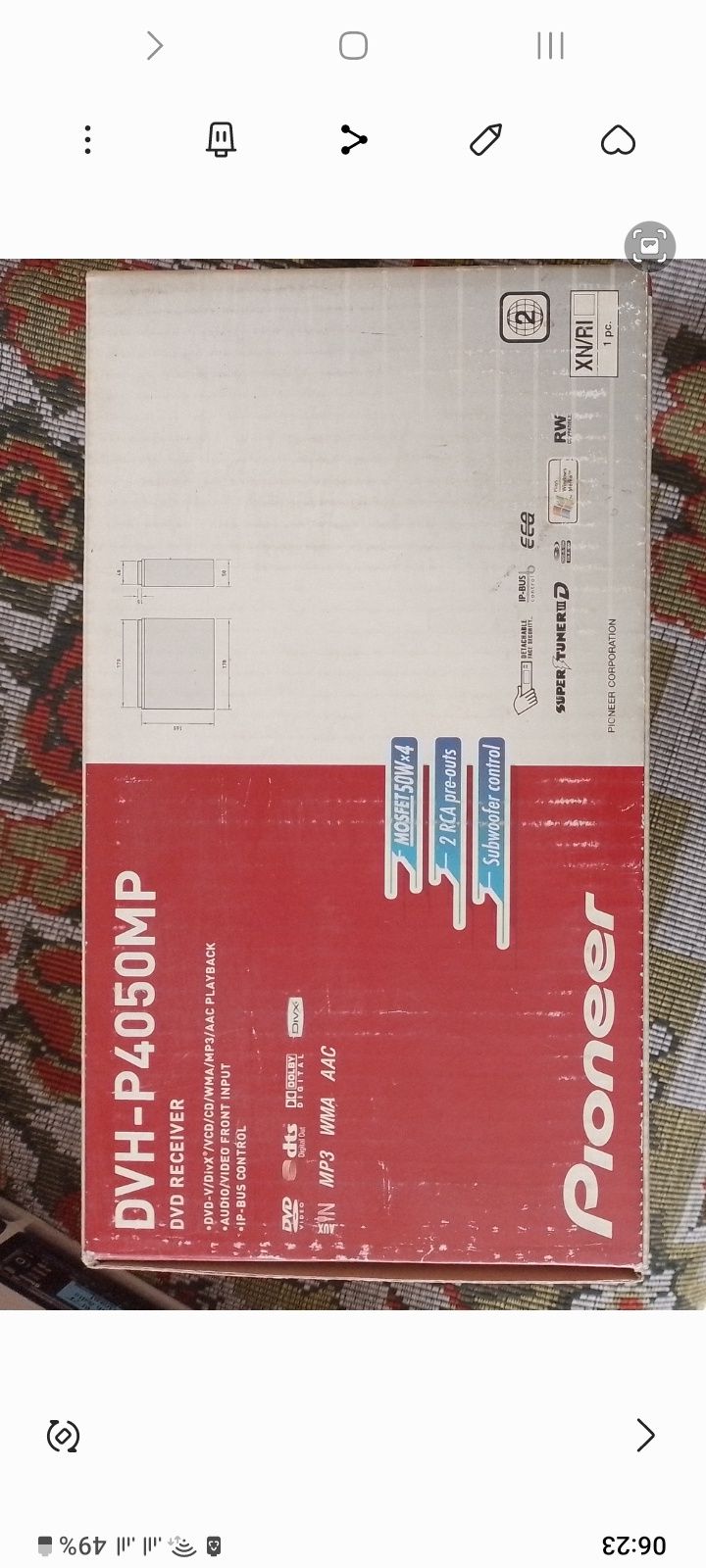 DVD MP-3 CD   проигрыватель Оригинал
