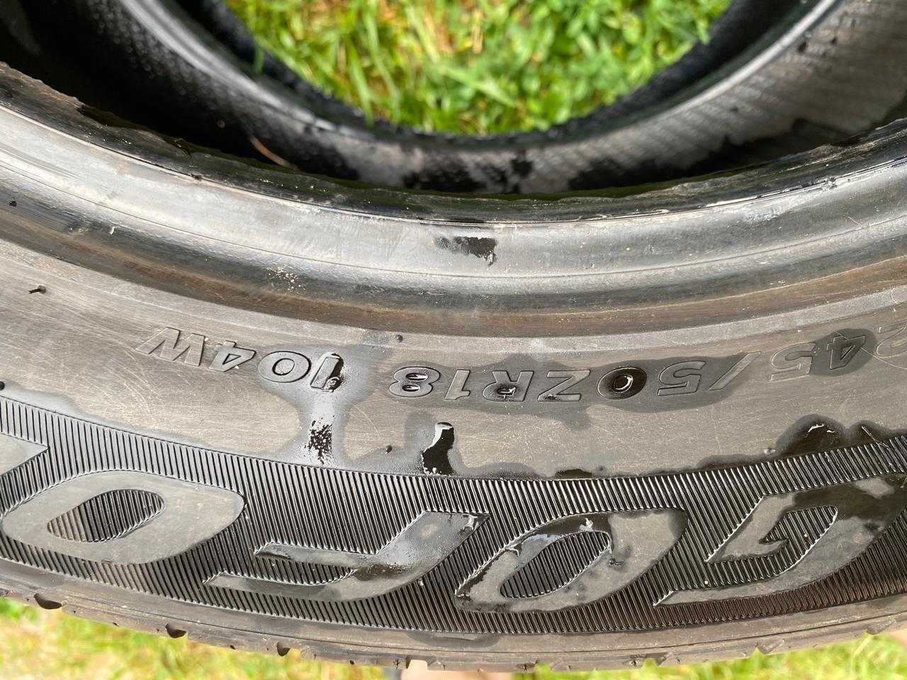 Шины BRIDGESTONE  от Тойота камри 70, размер R18,