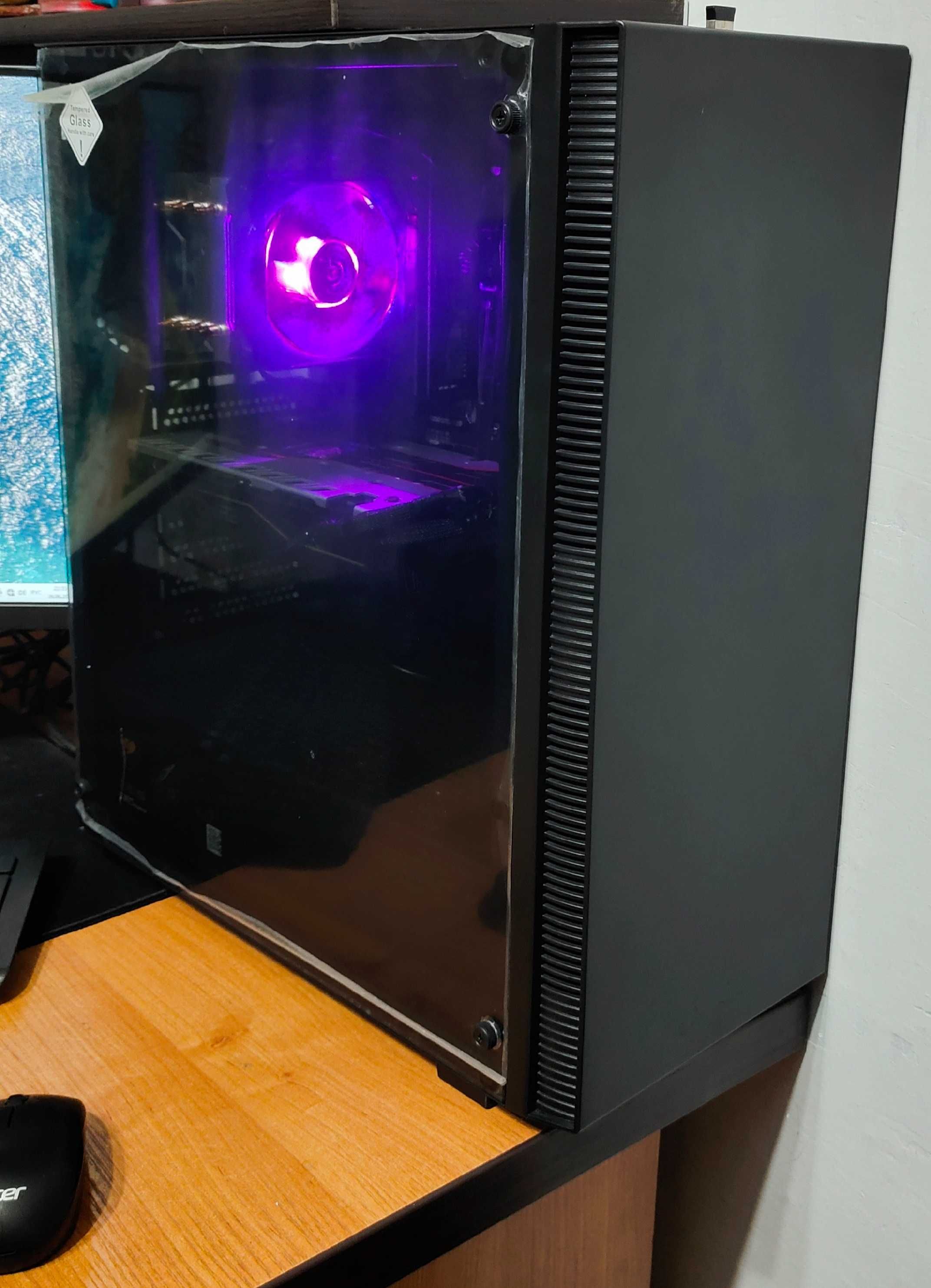 Компьютер в новой сборке i7-6700 видеокарта RX 580 и ОЗУ 16gb