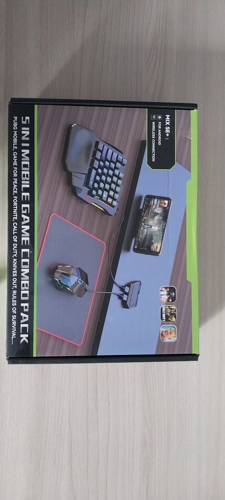 Игровая клавиатура и мышка для телефона или компьютера "Mix Elite+"