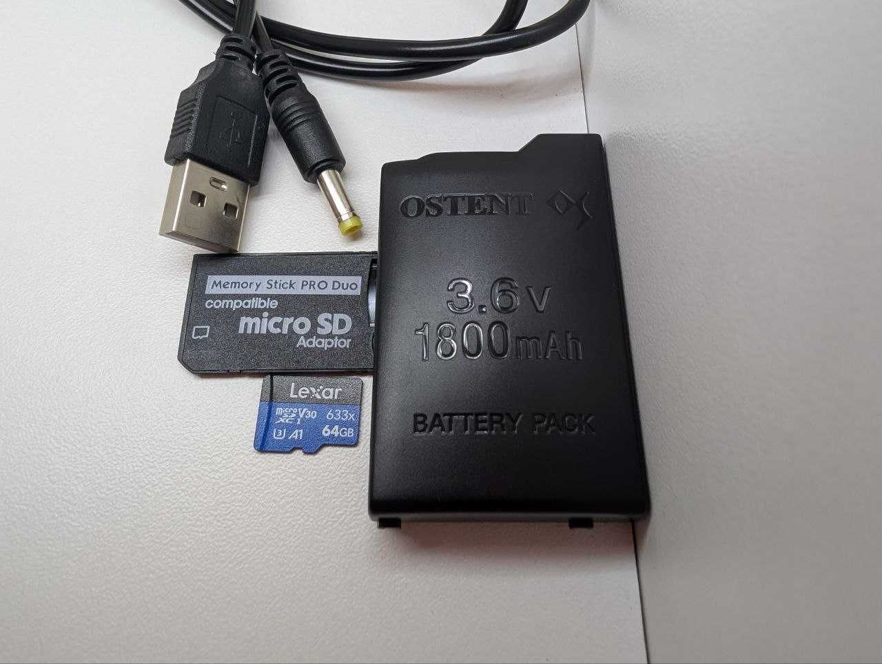 Sony PSP 1000 (IPS-mod, прошитая, с играми)