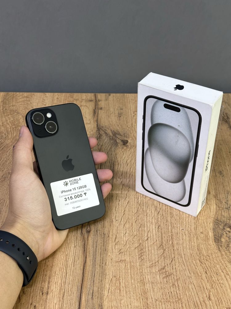 Iphone 15 128 GB 100% 13-цикл | Mobile Zone