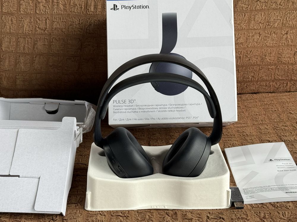 Наушники для PlayStation 5,наушники Playstation Pulse 3D черный,белый