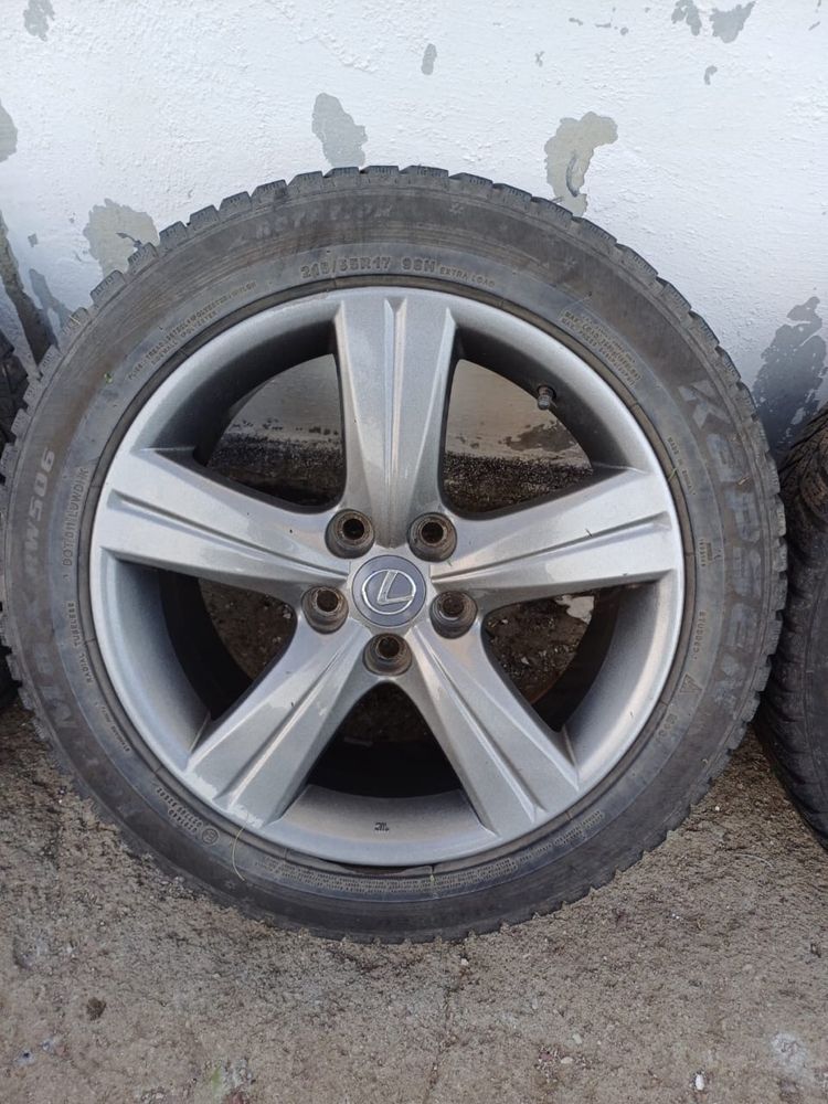 Продаю диски Lexsus . В комплект зимних  шин Kapsen 215/55 R17