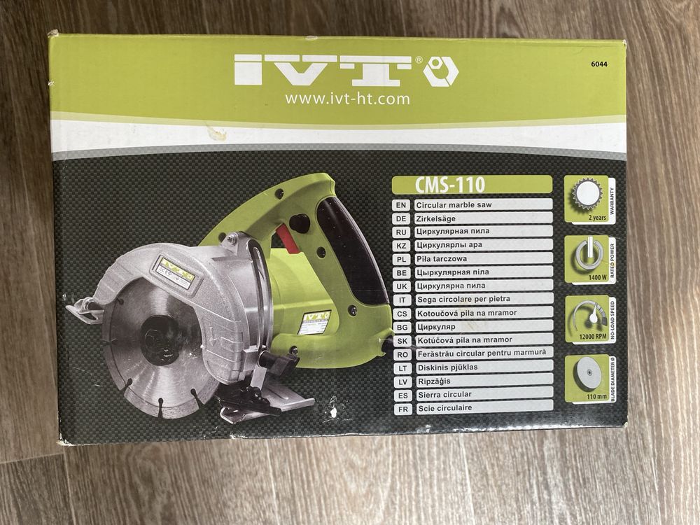 Пила по мрамору ivt cms-110