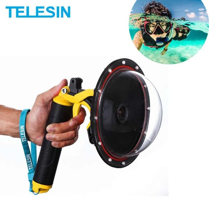 Telesin Dome Port купол сфера полусфера для GoPro Hero 10 9 8 7 6 5