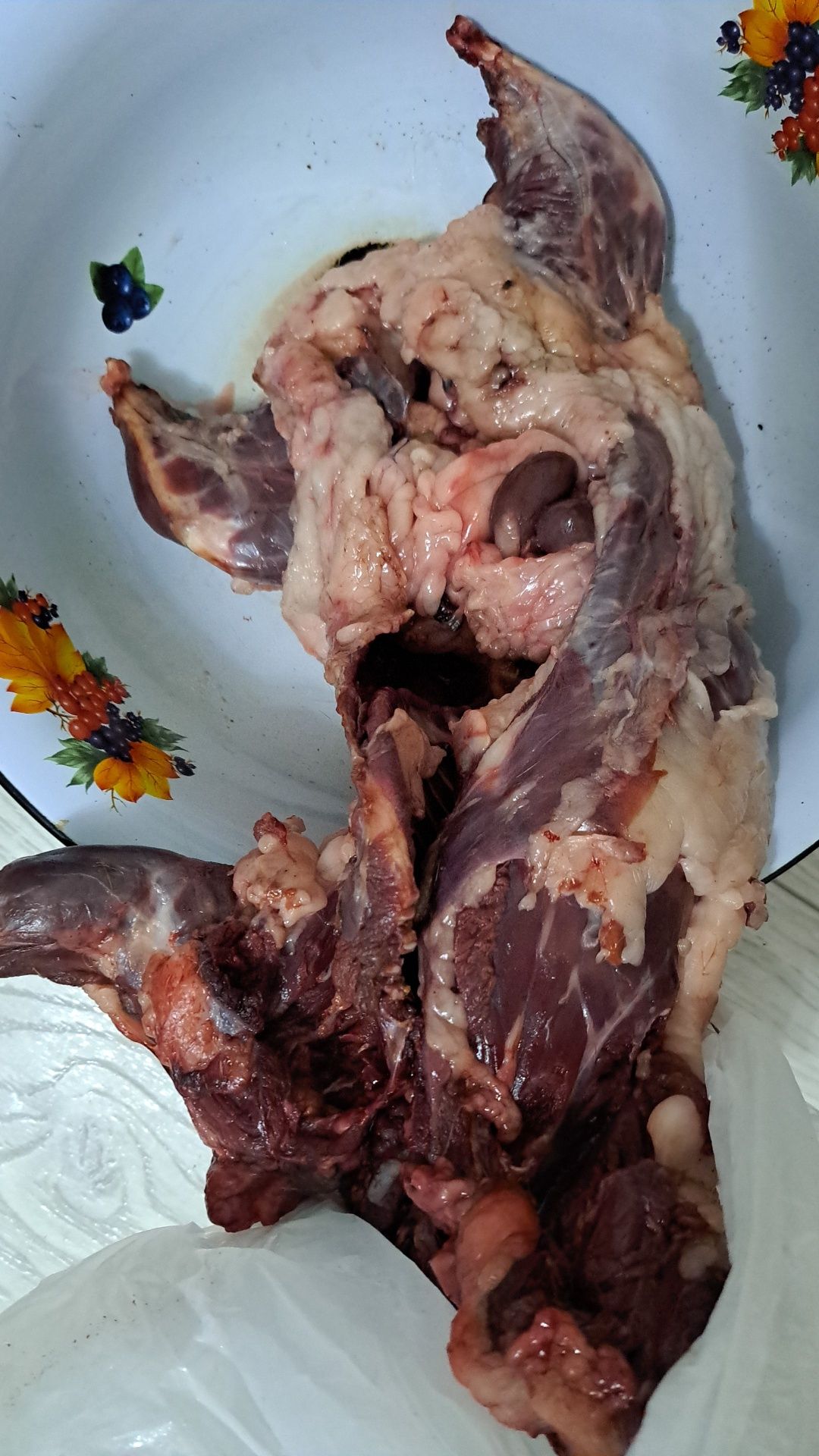 Мясо сурка  с внутренним жиром свежее