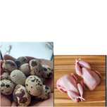 ПЕРЕпелиные мясо 200-250гр