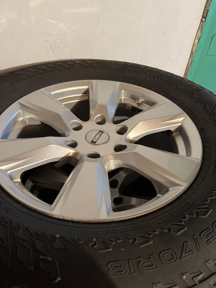 Диски с зимней резиной на Прадо 150,265/70R18