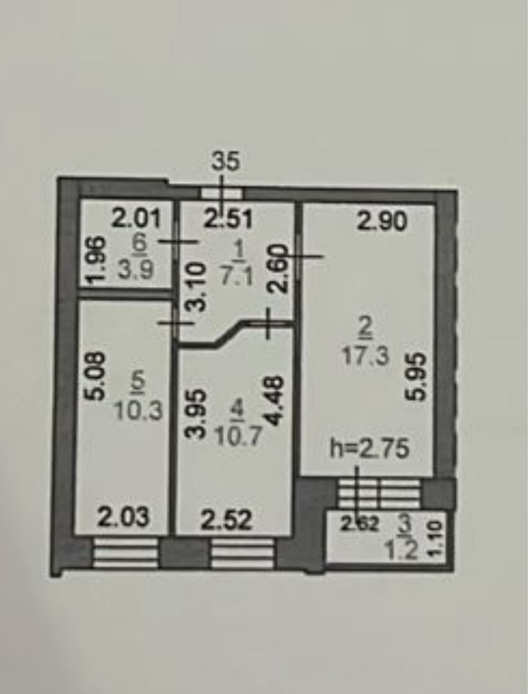 Продам 2-комнатную квартиру