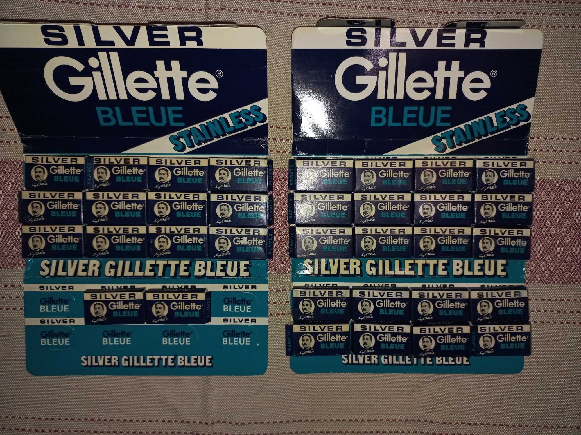 Лезвия Gillette/Винтаж/Ретро/Made in USA/Оригинал/Gillette времён СССР